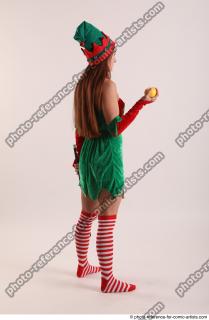 Veronika Elf Pose With Apple